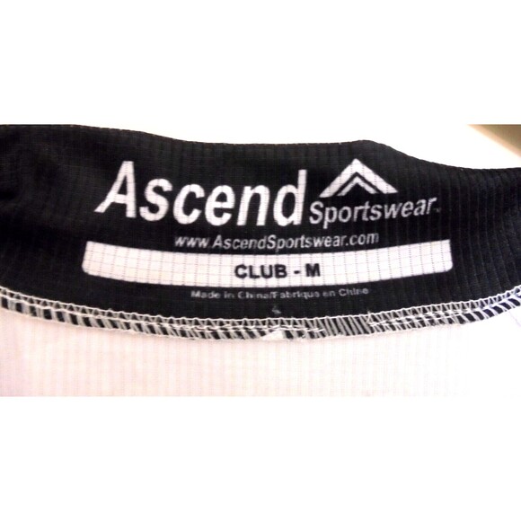 Ascend Sportswear Cycling Race Jersey Sz M Club-M Full-Zip Men's Bike Shirt - Picture 8 of 8